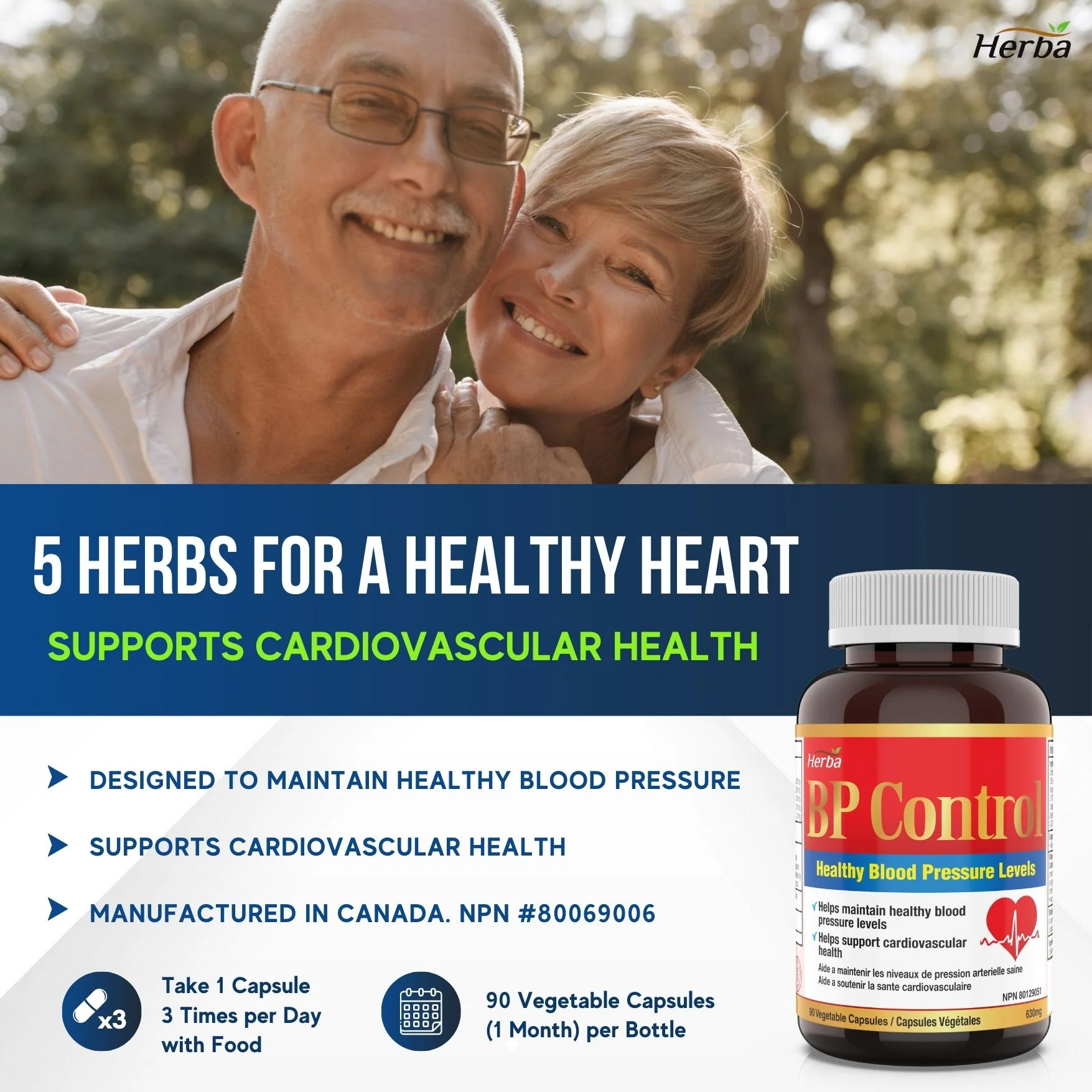 BP Control - 90 Capsules | Blood Pressure Support Supplement - Image 4
